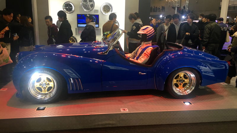Illustration for article titled Surprisingly This Old Triumph Was The Classiest Automobile At Tokyo Auto Salon